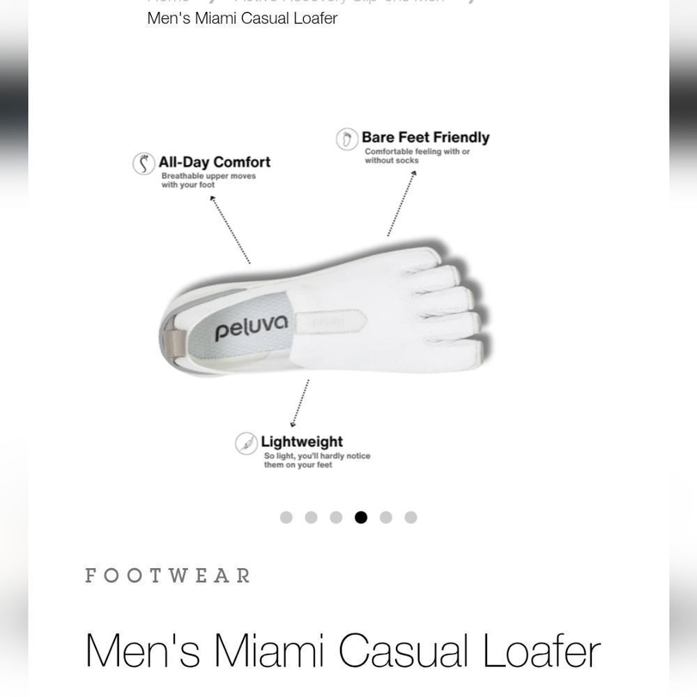 Peluva White Slip-On Toe Loafers - Picture 11 of 13